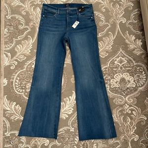BNWT Express Raw Hem Flare Jeans
